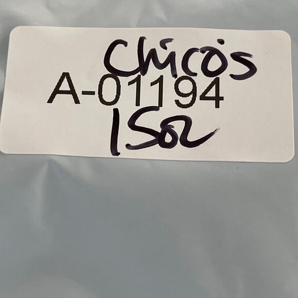 Chico's Pants 3 / US 16 White Brigette Fringe Hem Slim Crops Slimming Panel - Picture 10 of 11